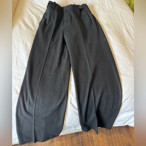 Women’s Wool Black Trousers